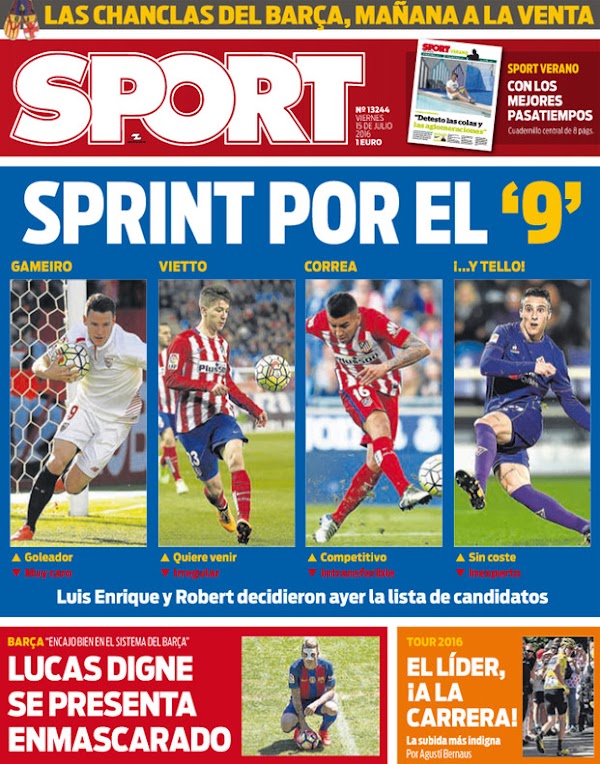 FC Barcelona, Sport: "Sprint por el 9"