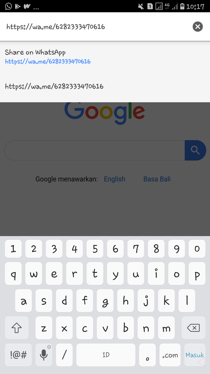 Chat Tanpa Menyimpan Kontak di WhatsApp amatirkode
