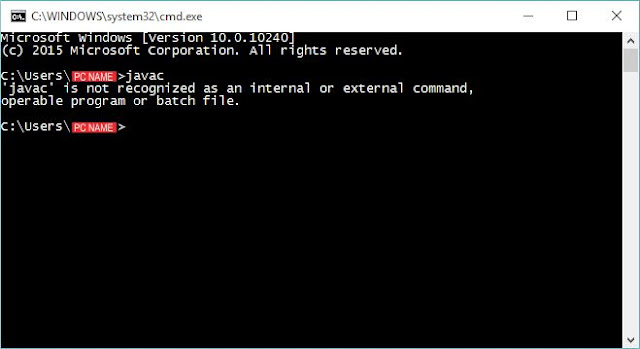 CMD javac not recognized CMD javac not recognized