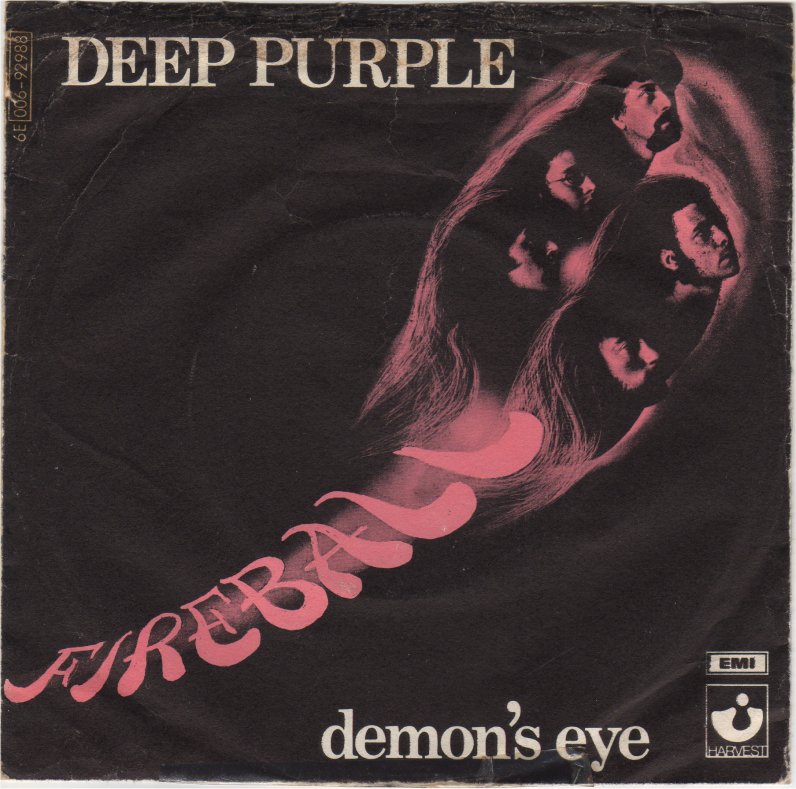 Дип перпл время. Фаррбол диппепл. Deep Purple пластинка. Deep Purple Fireball 1971 обложка. Демон пластинка.