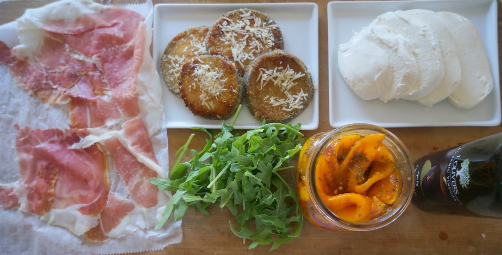 Eggplant & Prosciutto Sandwich