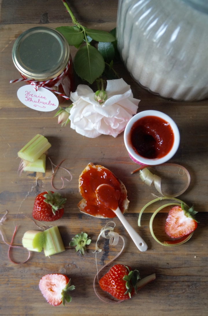 Confiture Fraise Rhubarbe