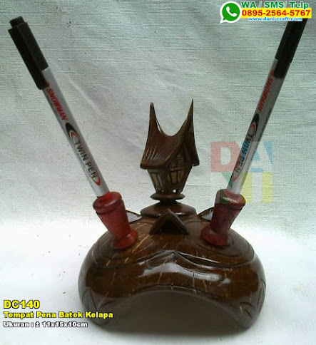 Tempat Pena Batok Kelapa