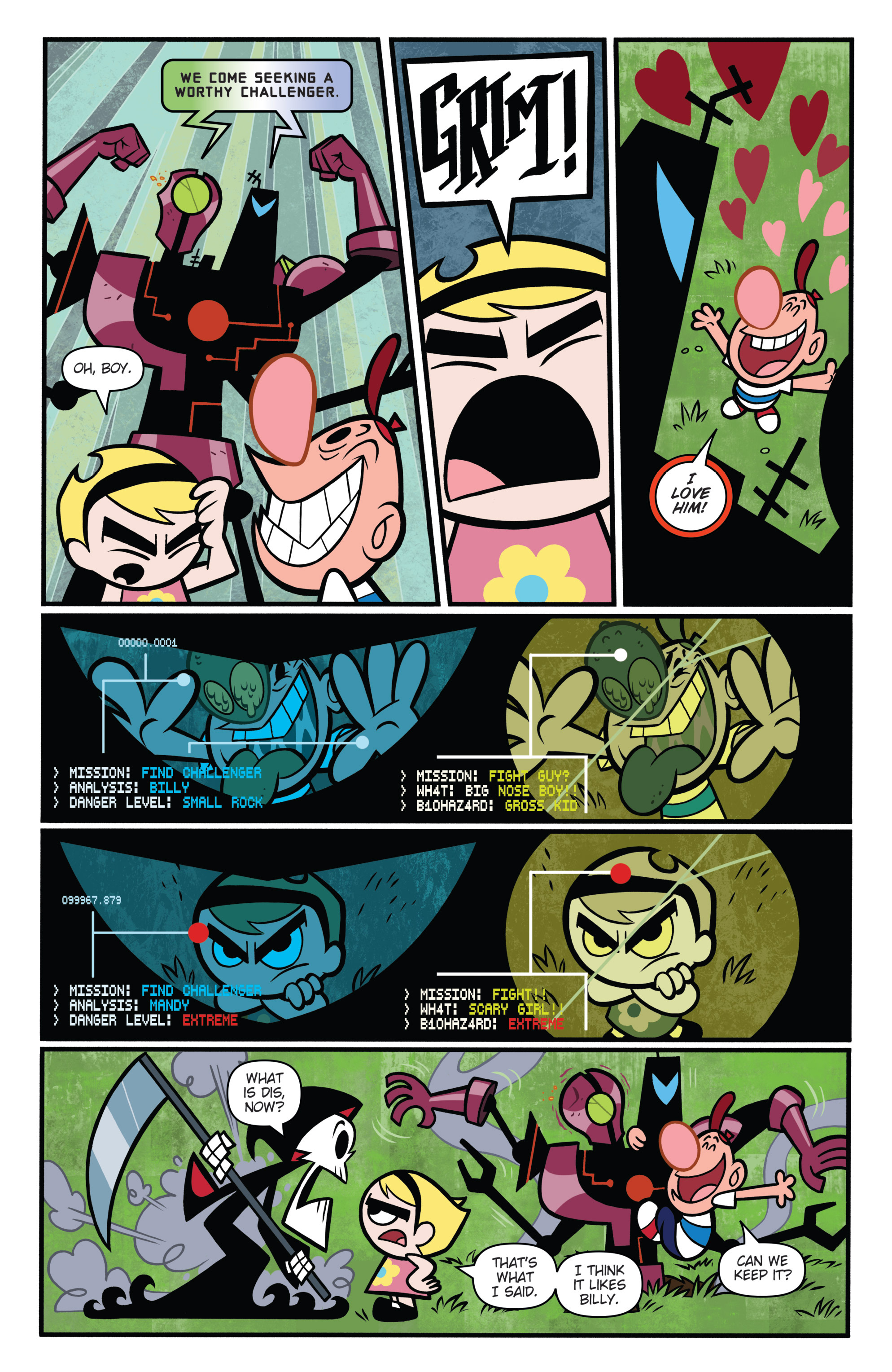 Read online Super Secret Crisis War! comic -  Issue # _Special - The Grim Adventures of Billy and Mandy - 7