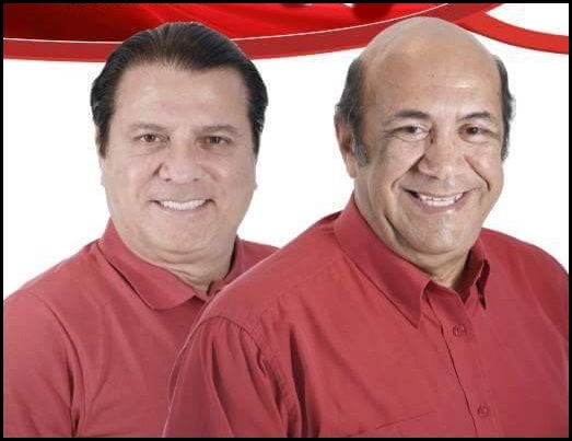 Eduardo Farias Vice-prefeito e Reginaldo Morais :prefeito de Cortês