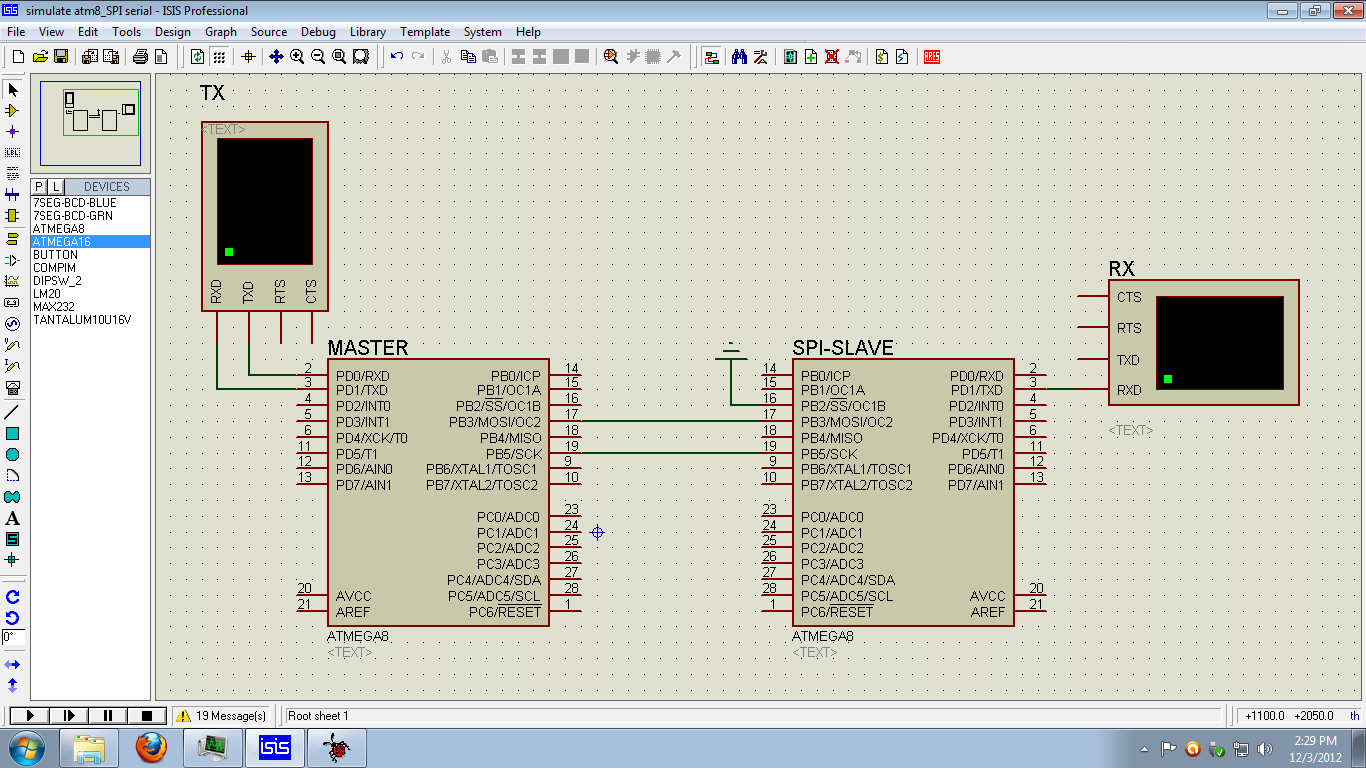 AVR - SPI - Serial Pheripheral Interface Tutorial - ATmega8 Code ~ ElecDude