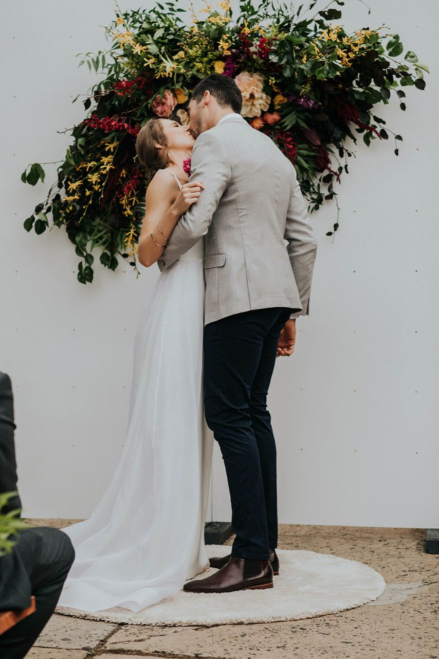 to the aisle australia | marc and gabi perth city farm wedding kate drennan photography perth real wedding australian bridal florals cake celebrant venue