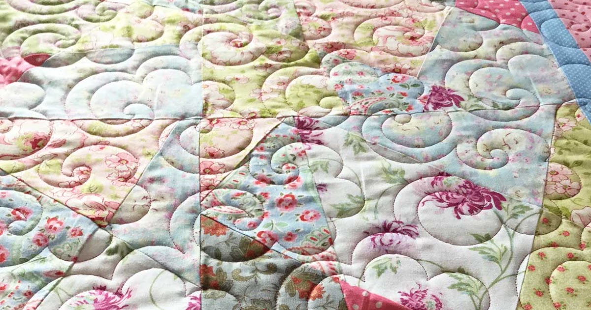 Fabadashery Longarm Quilting Pat's Stack and Whack Quilt