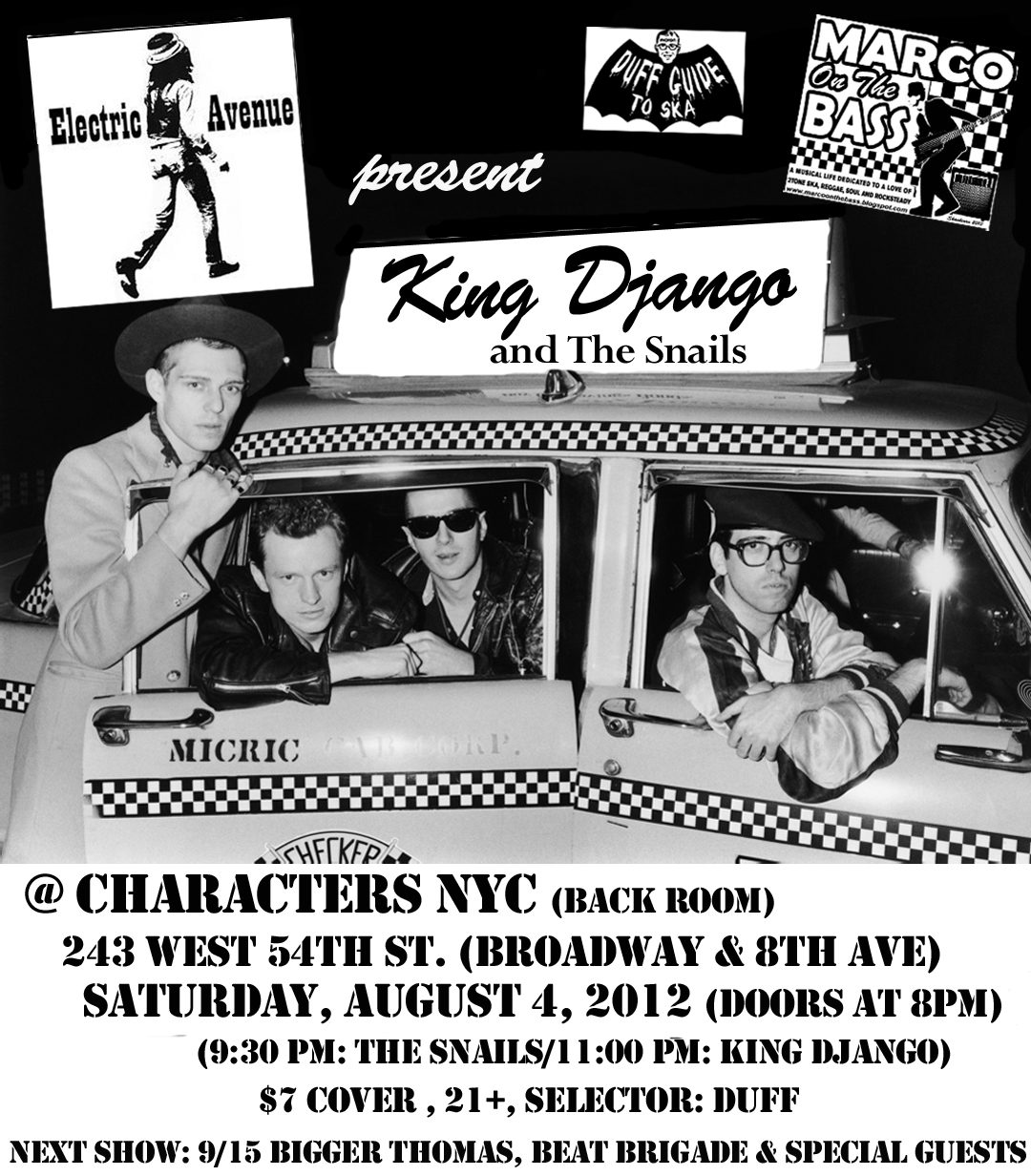 The Duff Guide to Ska Electric Avenue Update King Django and The