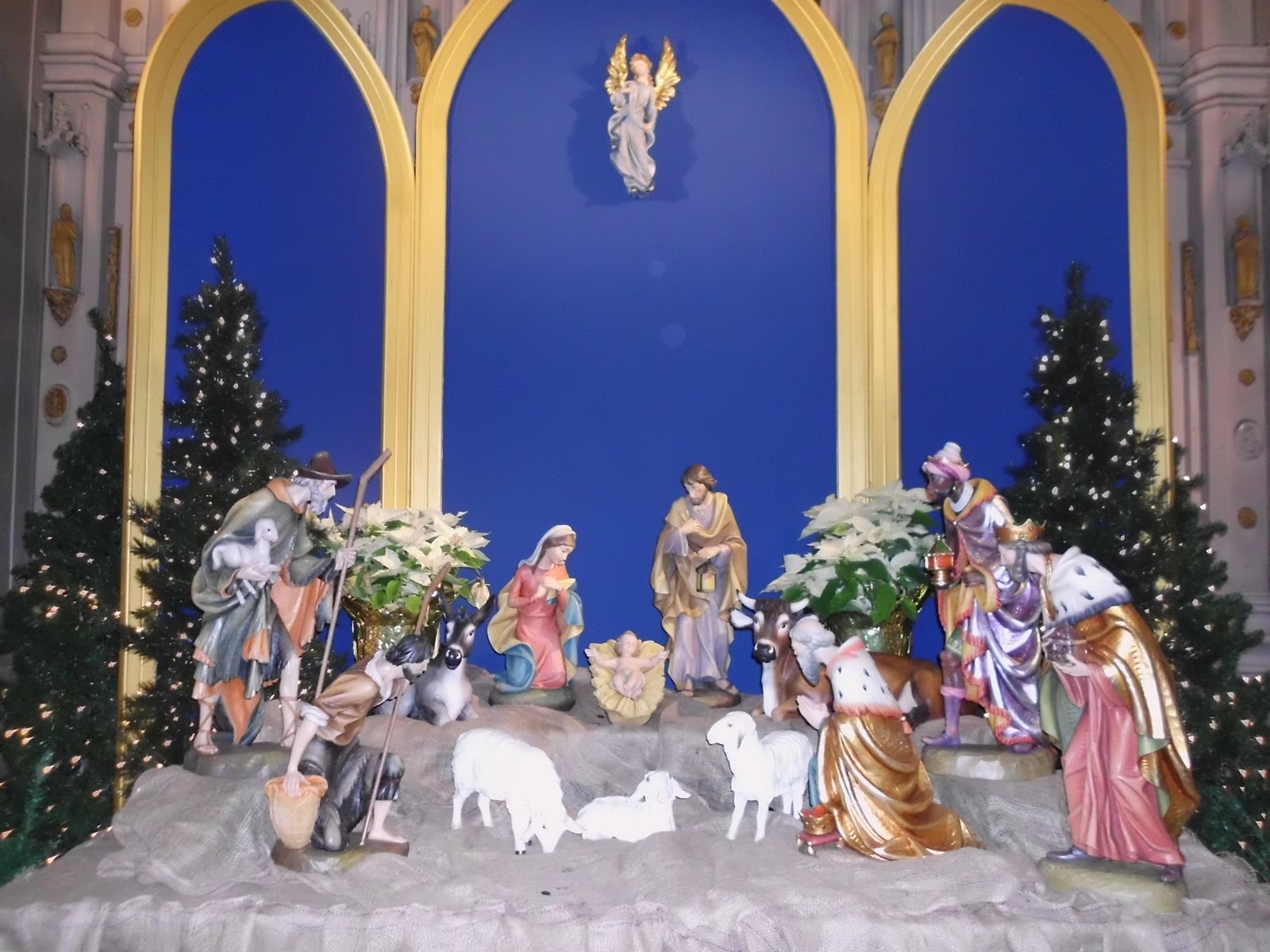 The Spirit's Sword Nativity scenes around the city.