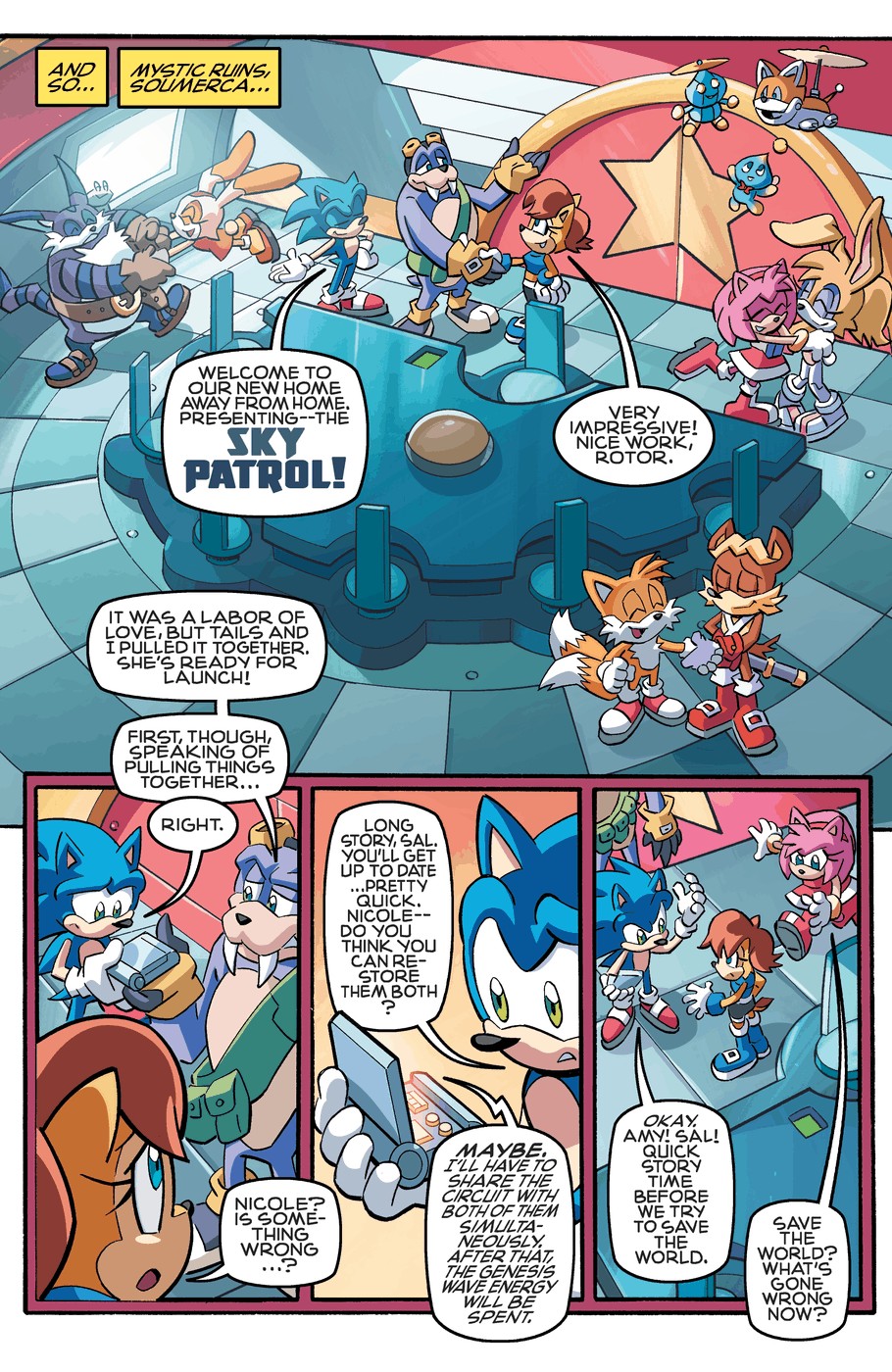 Read online Sonic The Hedgehog comic -  Issue #256 - 15