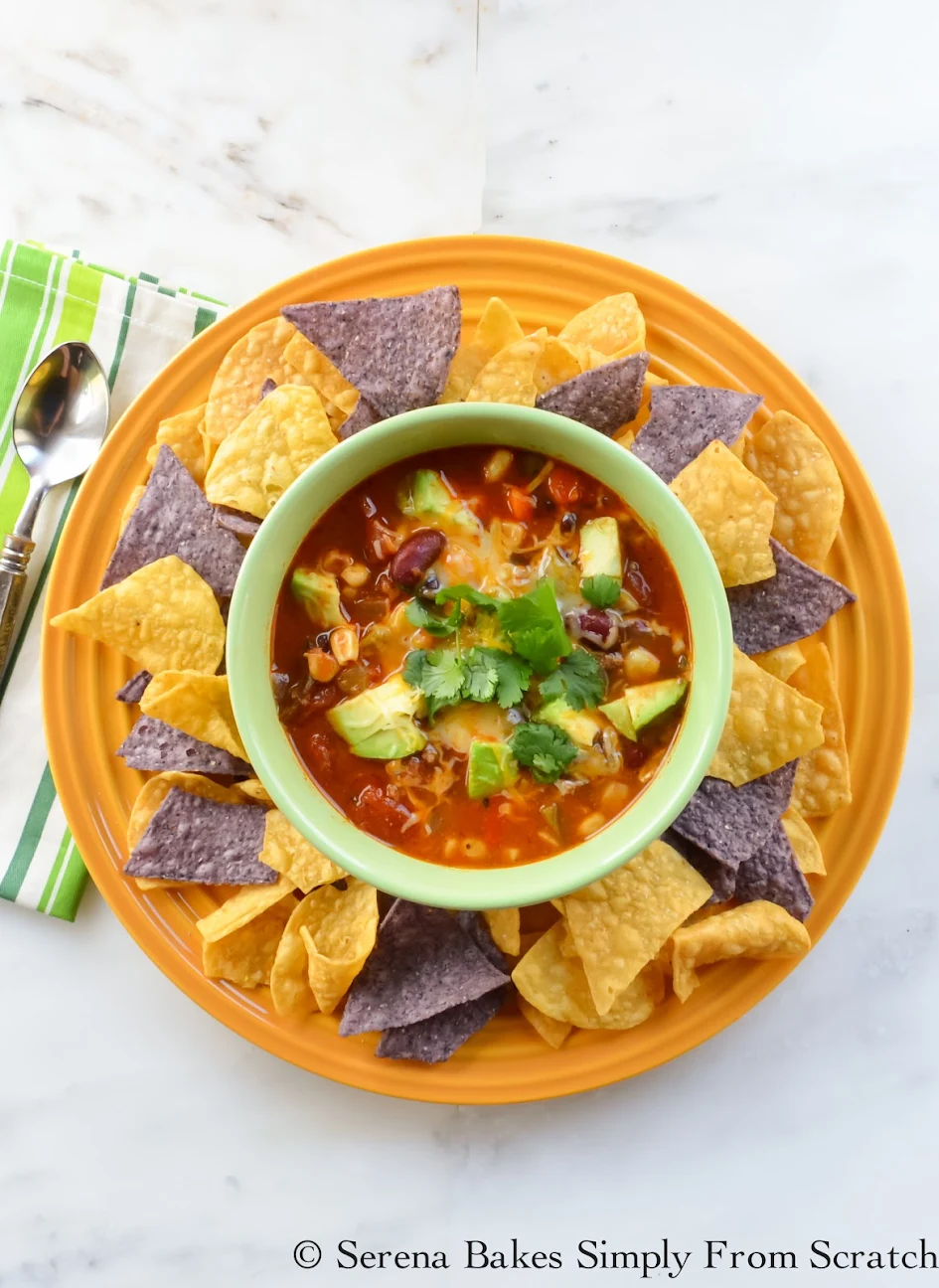 Hamburger Taco Soup