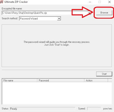 Remove ZIP Password Using ZIP Password Cracker