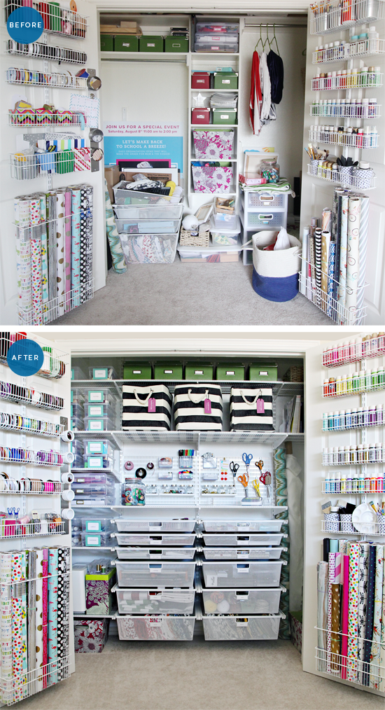 ORGANIZING My Craft Room / Office + A TOUR - A Pretty Fix