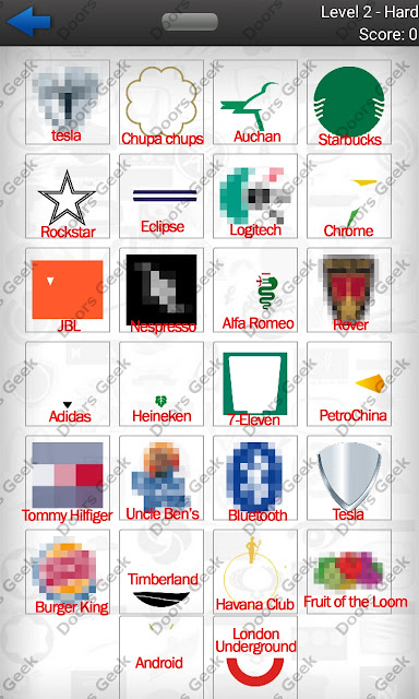 Logo Quiz Ultimate (Hard) Level 2 Answers Part 2 of answers for Logo Quiz Ultimate (Hard) Level 2