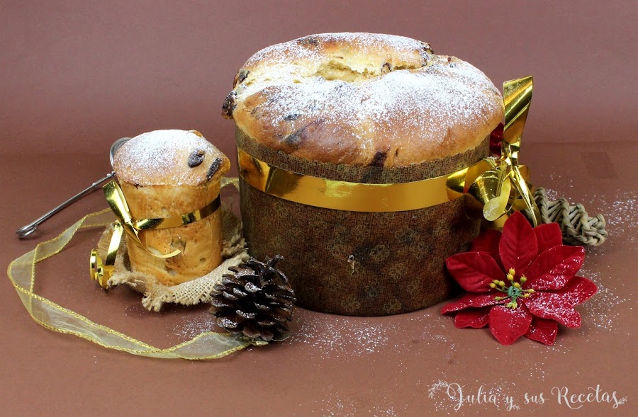 Panettone o Pan dulce de Navidad. Julia y sus recetas