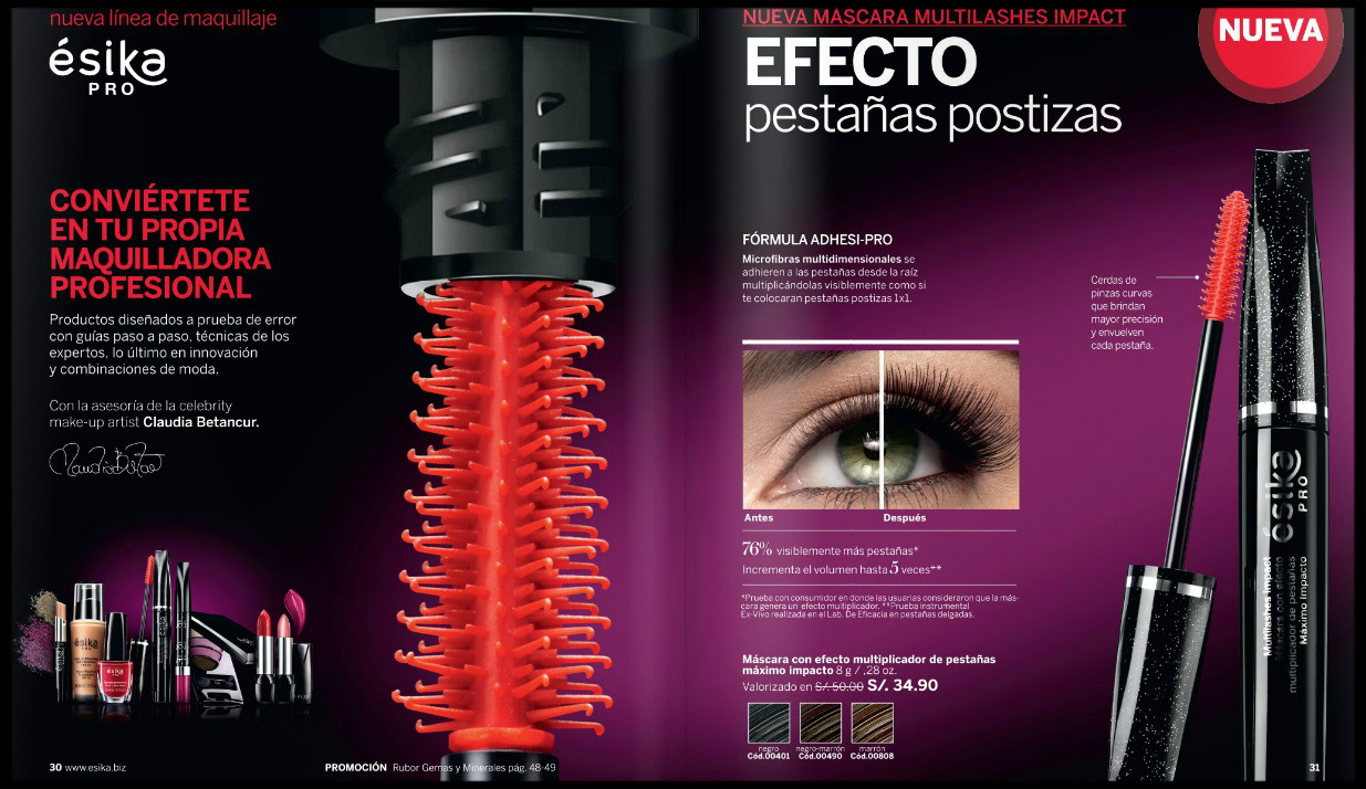 Mascara de Pestañas Esika Pro