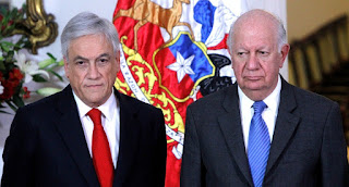 Sebastián Piñera Echenique y Ricardo Lagos Escobar, ex-presidentes de Chile