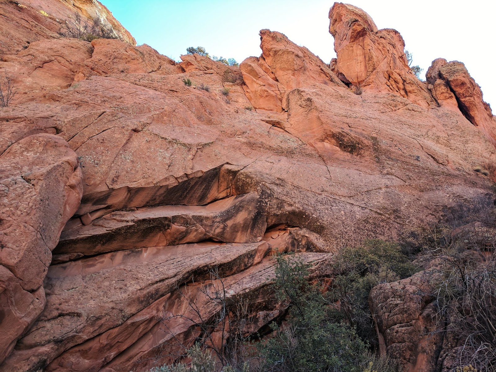 Catstair Canyon Paria Utah Stacked Cars to Make Freeway in 360 Degrees