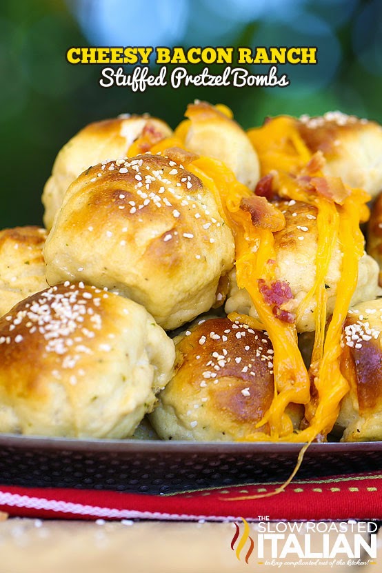 http://www.theslowroasteditalian.com/2014/04/cheesy-bacon-ranch-stuffed-pretzel-bombs-recipe.html