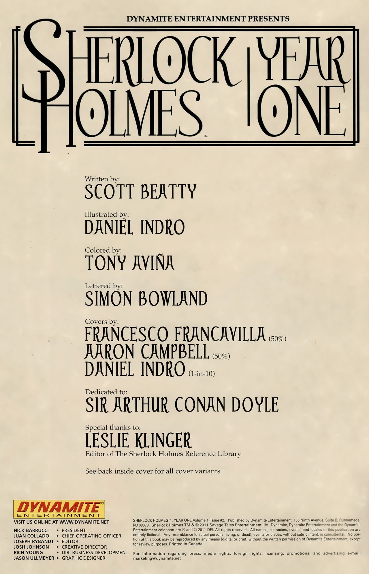 Read online Sherlock Holmes: Year One comic -  Issue #2 - 6