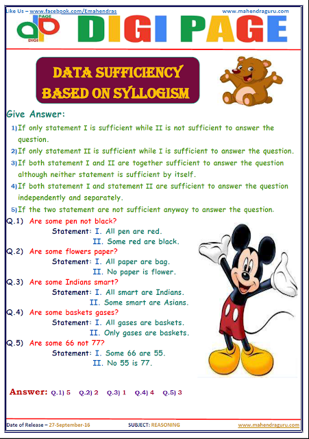 DP | Data Sufficiency | 27- Sep -16 DP | Data Sufficiency | 27- Sep -16