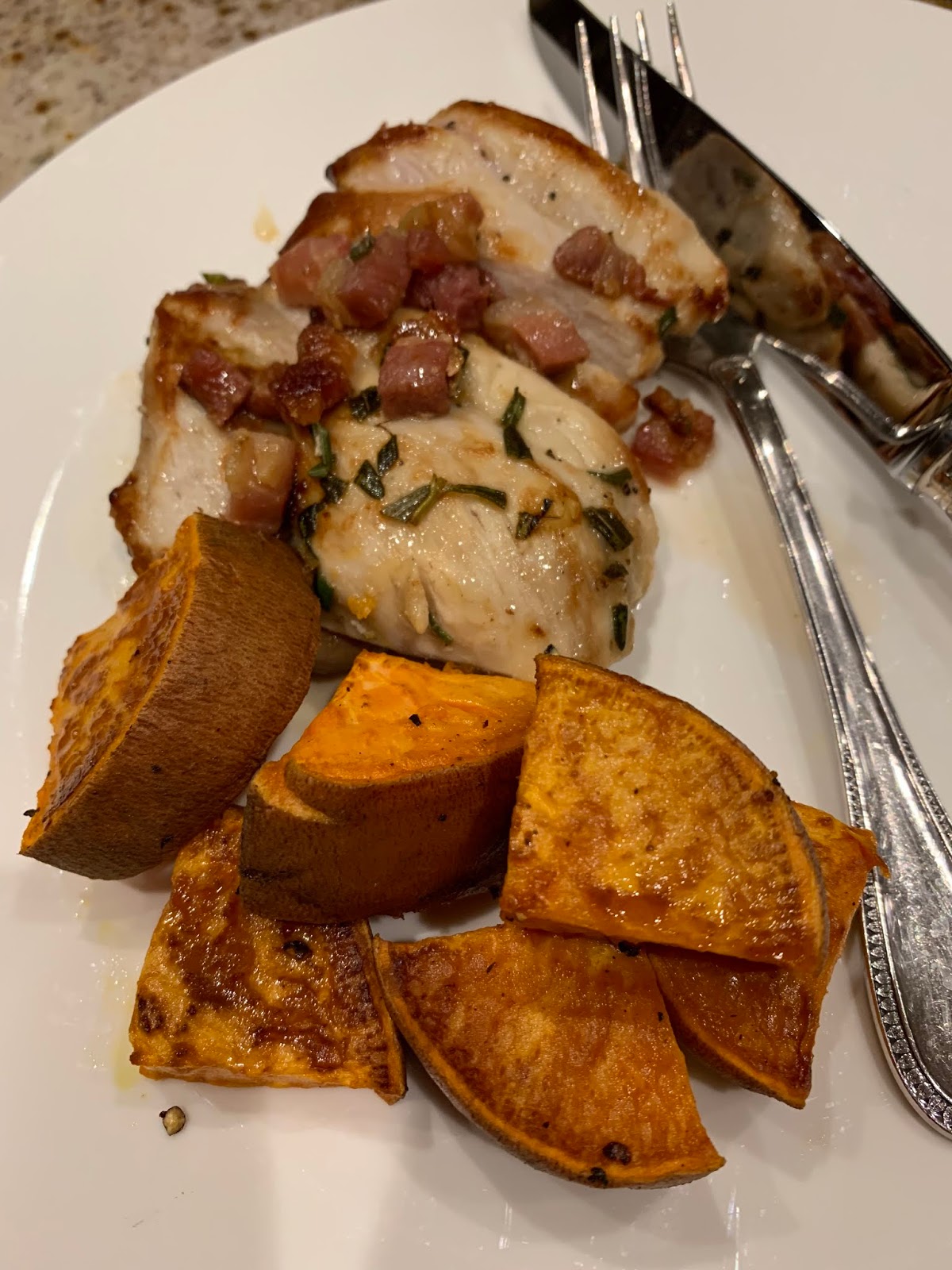 Secret Women's Recipes Boneless Chicken Thighs with Pancetta