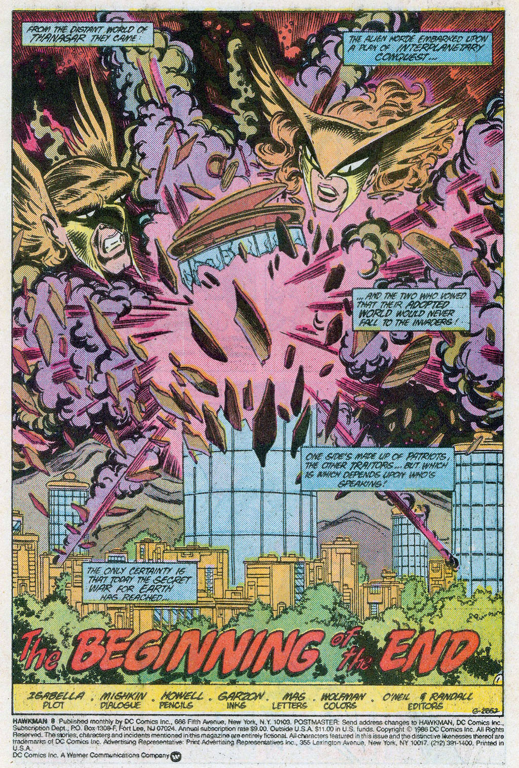 Hawkman (1986) Issue #8 #8 - English 3