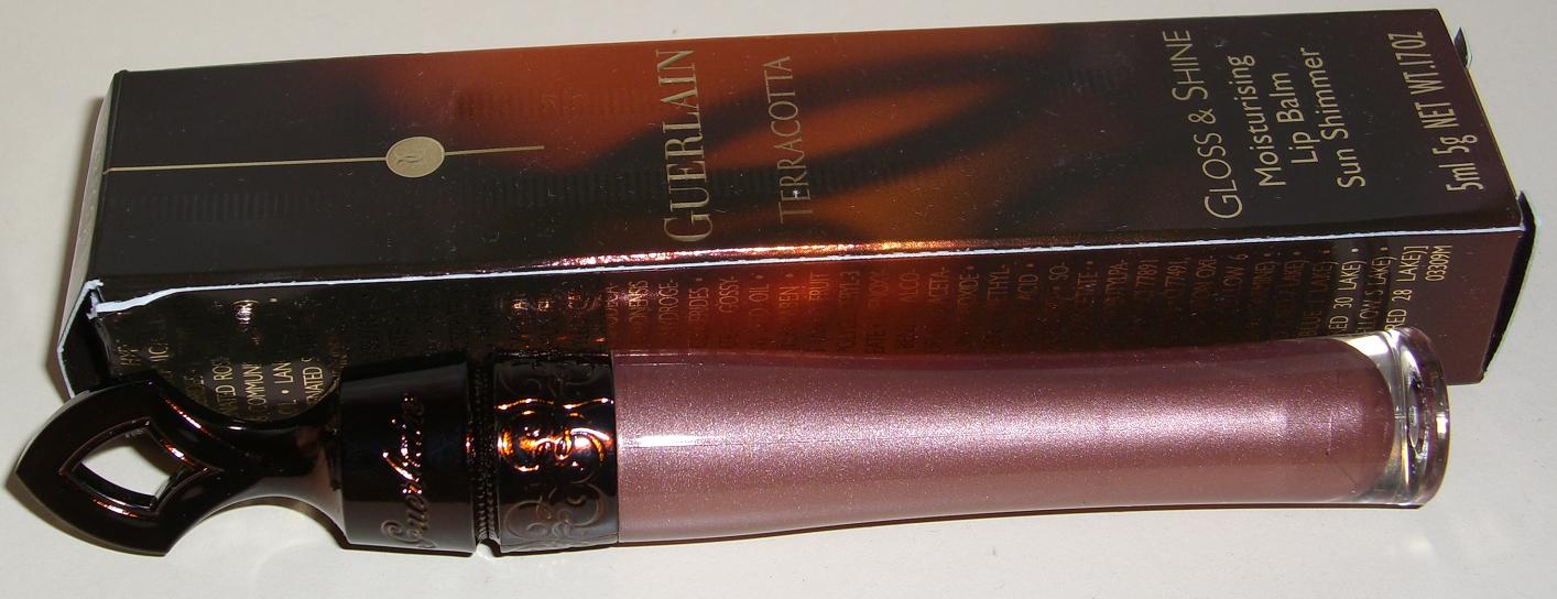 Blushed Wombat... Guerlain Terracotta Gloss & Shine Moisturising Lip Balm Sun Shimmer 01