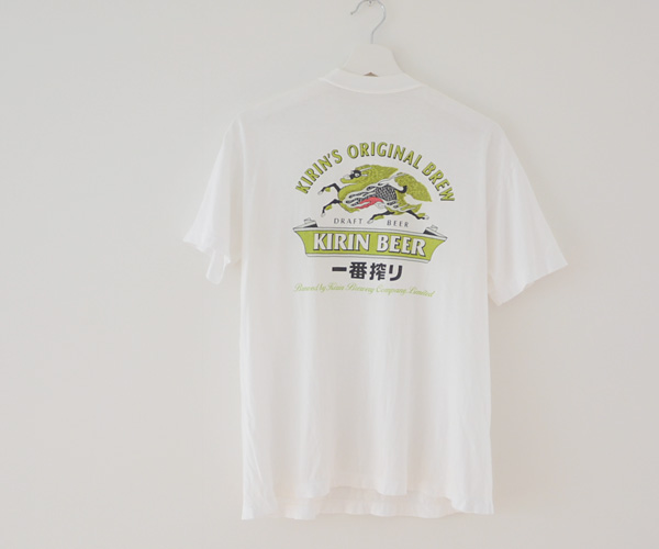 キリンビール　KIRIN　一番搾り　90年代 ヴィンテージＴシャツ　日本製　レア