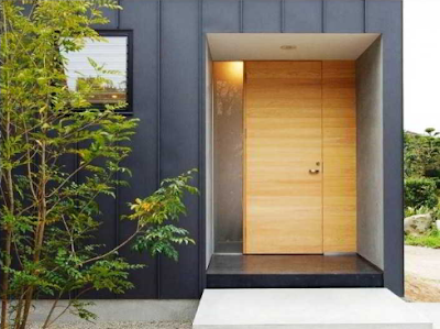 desain pintu utama minimalis modern terbaru