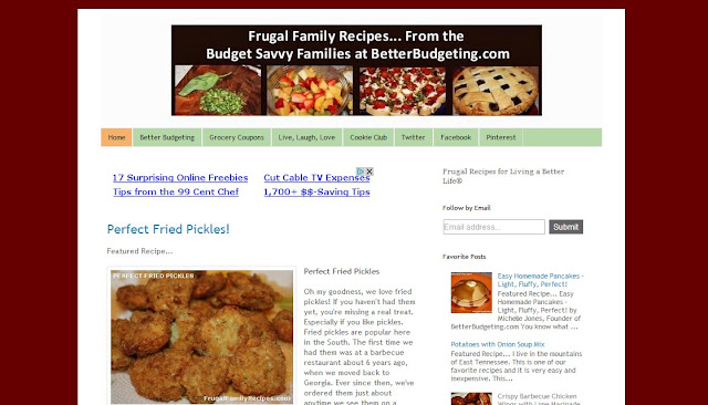 Frugal Family Recipes