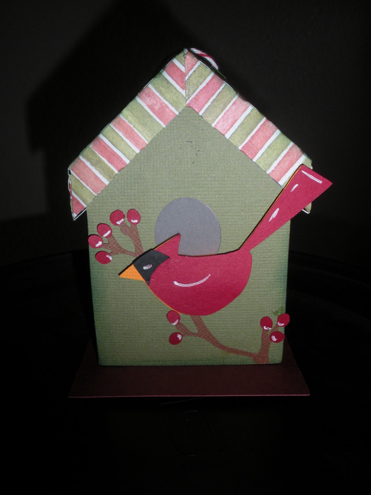 Jenn's Paper Crafts Birdhouse Ornament