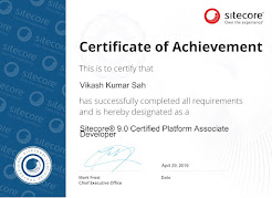 Sitecore® 9.0 Certified Platform Associate Developer