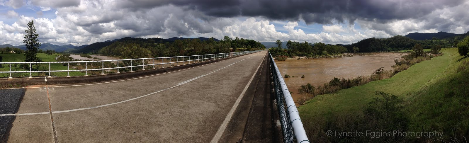 Mann River in flood