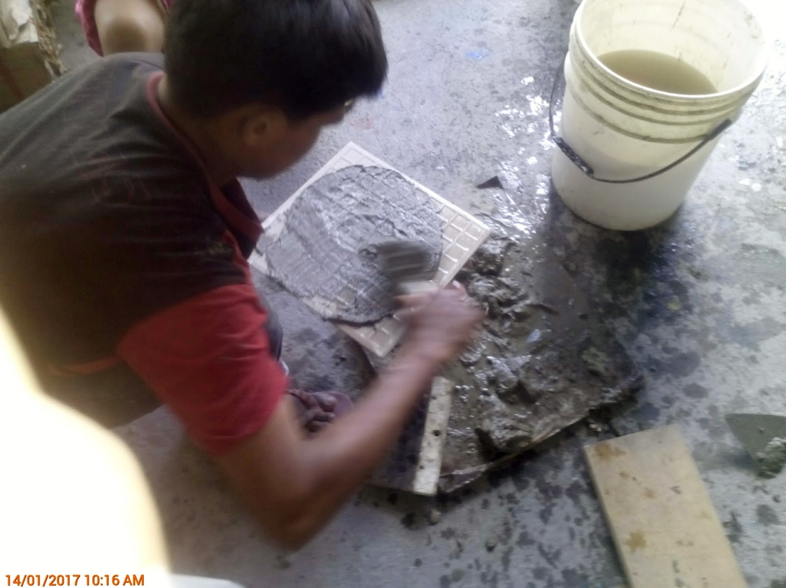 BUILDER'S JOURNAL TILE INSTALLATION CONCRETE DRY PACK METHOD