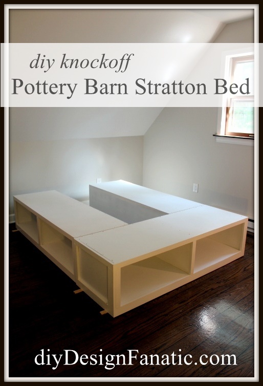 Pottery Barn, Stratton Bed, storage bed, bed, storage, cottage, farmhouse, farmhouse style