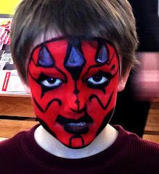 darth maul face paint
