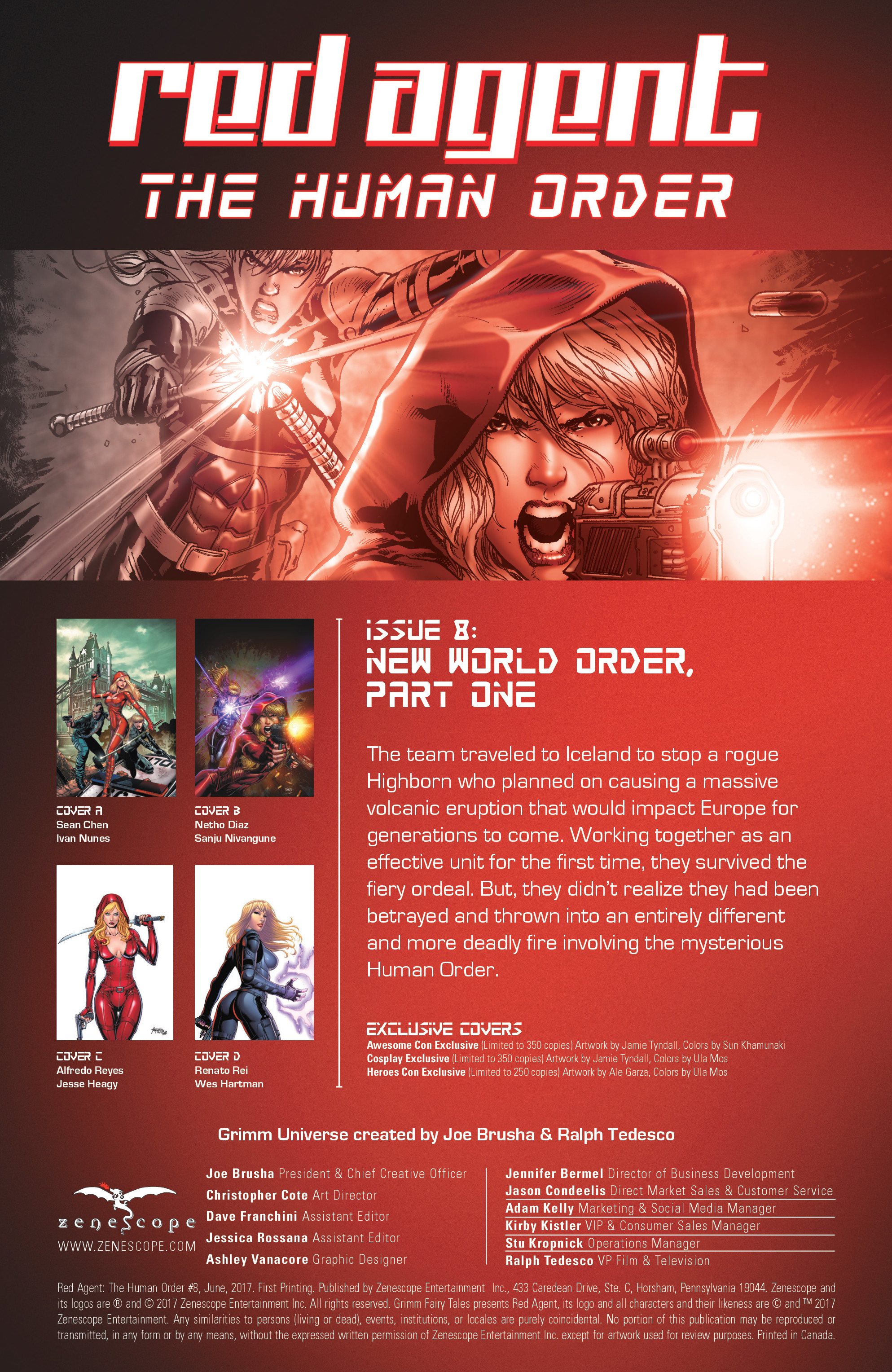 Read online Grimm Fairy Tales presents Red Agent: The Human Order comic -  Issue #8 - 2