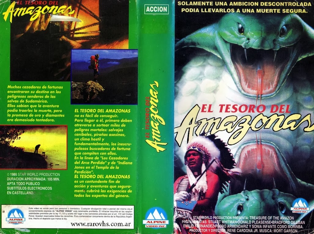 El tesoro del amazonas (1985) René Cardona Jr.
