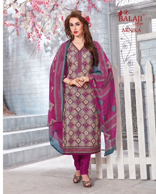 Balaji Arnika vol 7 Cotton printed Dress material wholesale