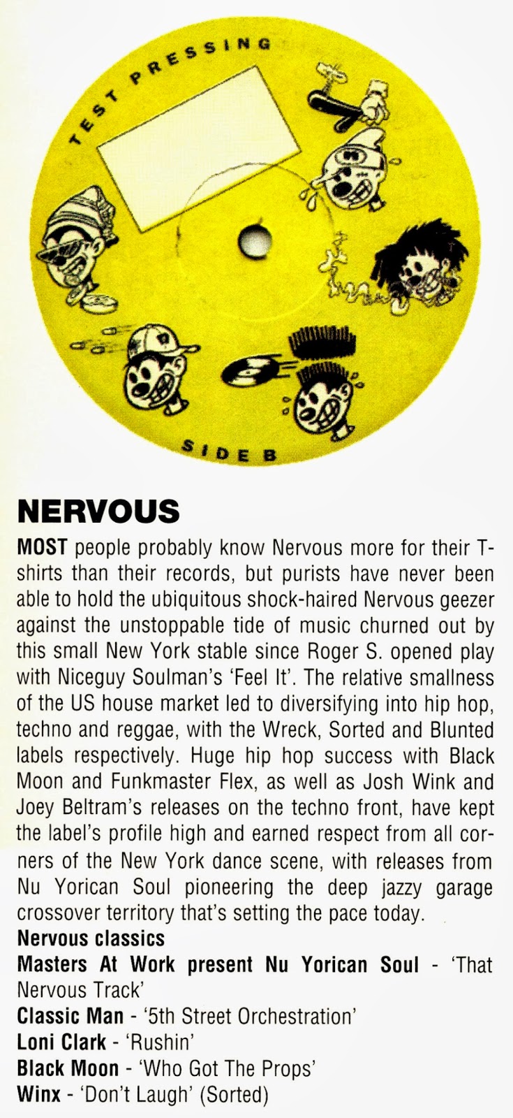 RAIDER OF THE LOST RACKS NERVOUS RECORDS ITEMS PART 1