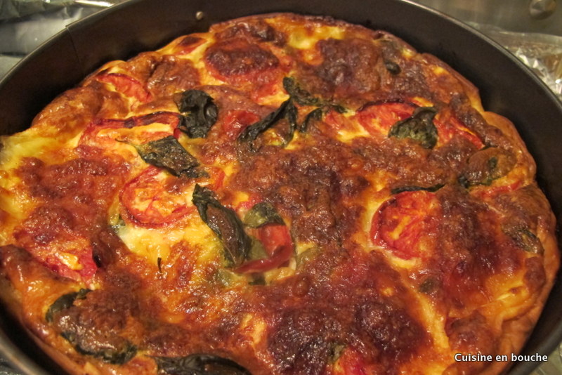 Tourte tomate mozzarella Tourte tomate mozzarella