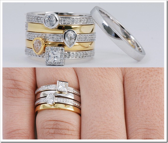 Sparkles Diamond Jewellery Trend AlertStacked Wedding Rings