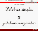 Palabras Simples y Compuestas