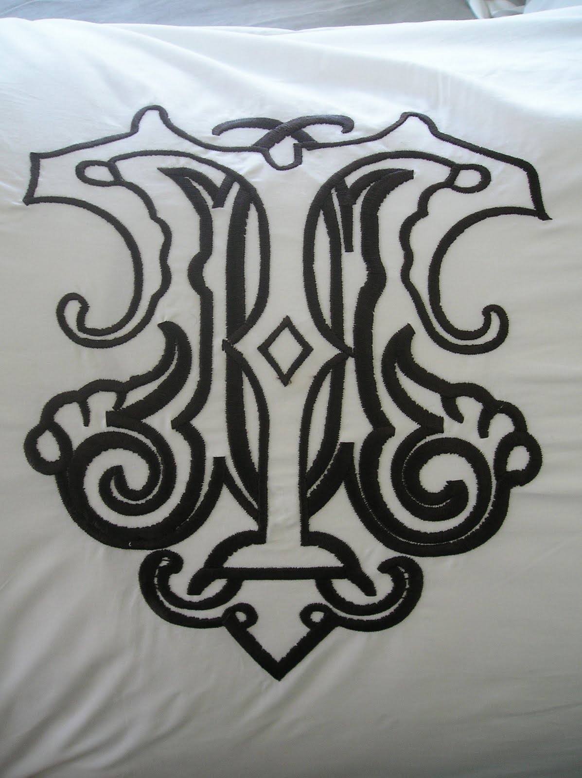 Number Four Eleven: monograms and more monograms...