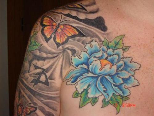 Butterfly and Flower Tattoo Designs - wide 7