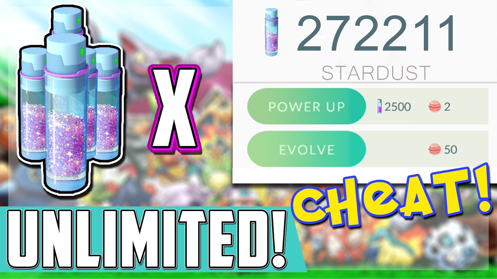 OMG! UNLIMITED STARDUST HACK! in Pokemon Go (Android & iOS) NO Root
