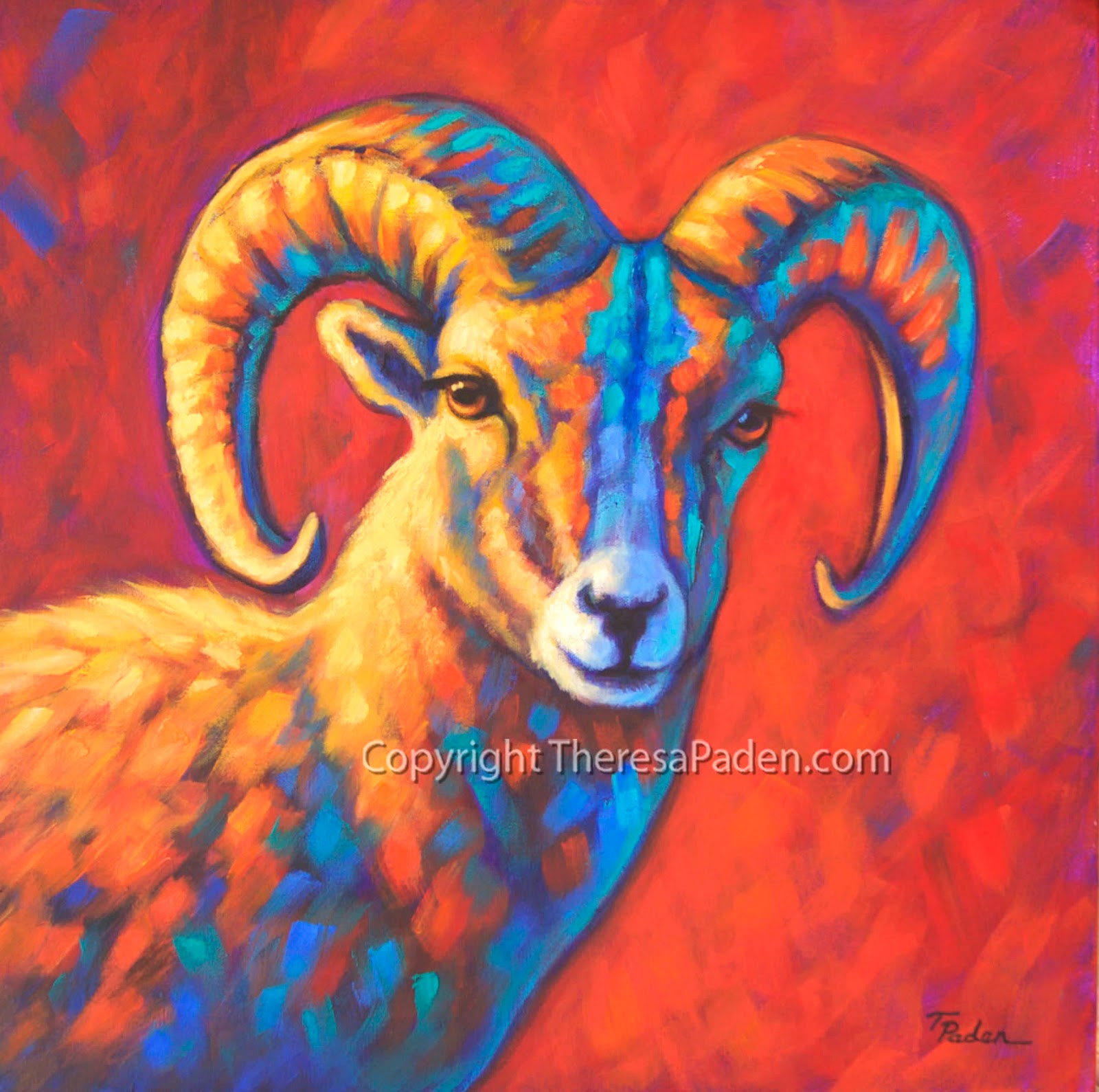 California Artwork Colorful Bold Wall Art for Sale Unique Painting by