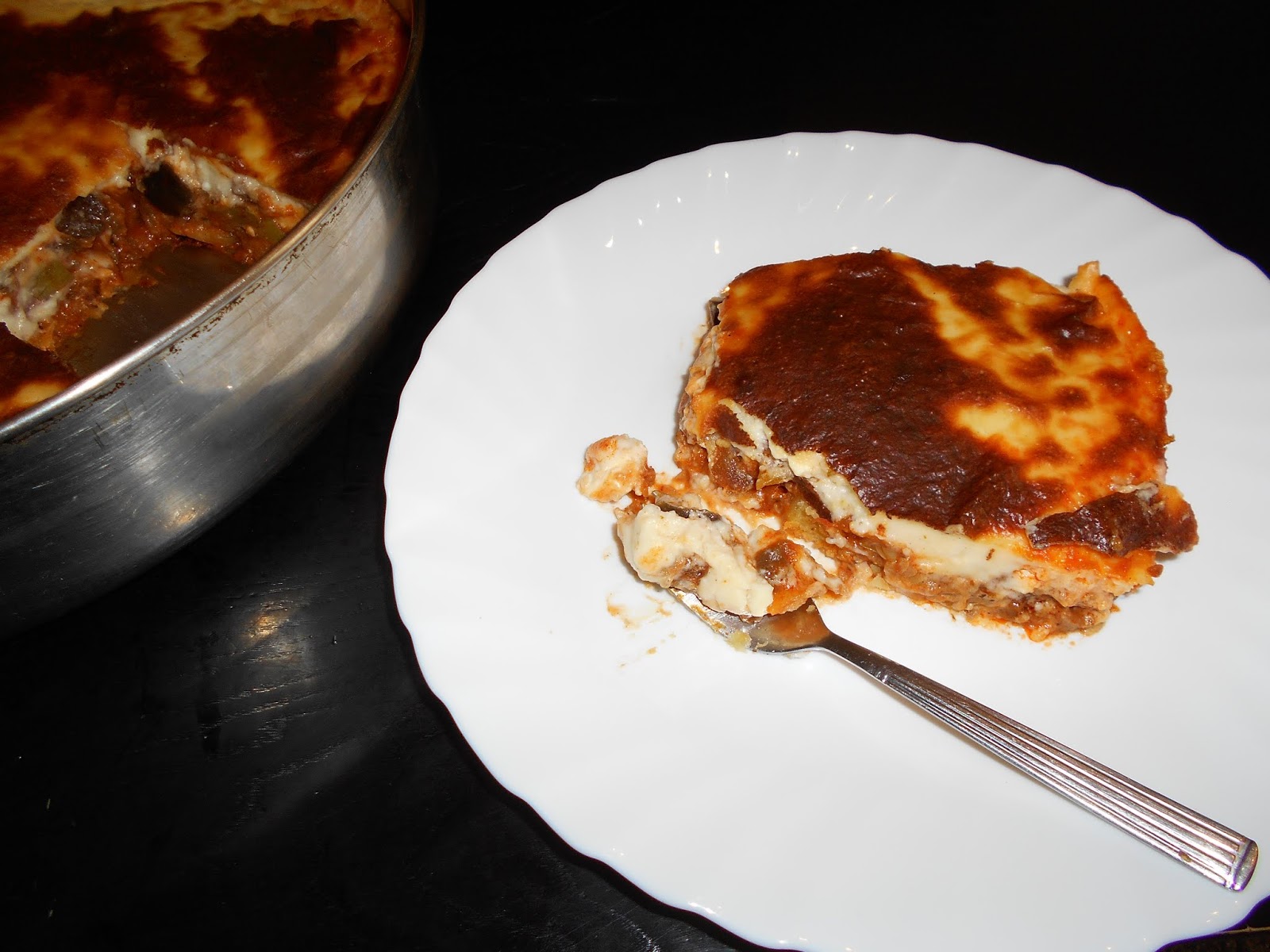 Οι συνταγές του Δία!Dias recipes! Μουσακάς με Σάλτσα Λαχανικών και